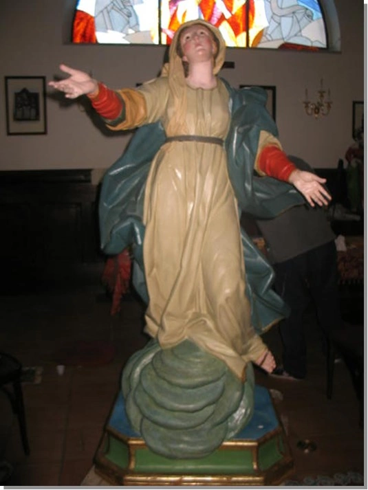 Restauro Scultura lignea della Madonna Assunta