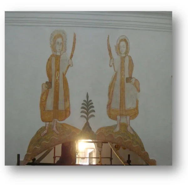 Restauro dipinti murali Chiesa dei Santi Cosma e Damiano